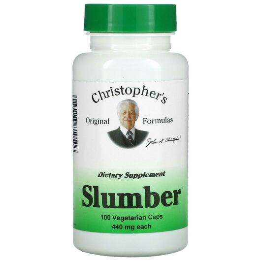 Основне фото товара Christopher's Original Formulas, Slumber 440 mg, Підтримка пам...