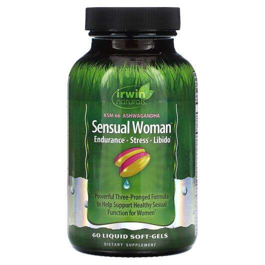 Основне фото товара Irwin Naturals, Sensual Women Endurance Stress Libido, Підтрим...
