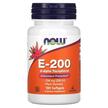 Фото товару E-200 134 mg 200 IU Фото товару NOW Foods, E-200 134 mg 200 IU, Вітамін E Токофероли, 100 капсул