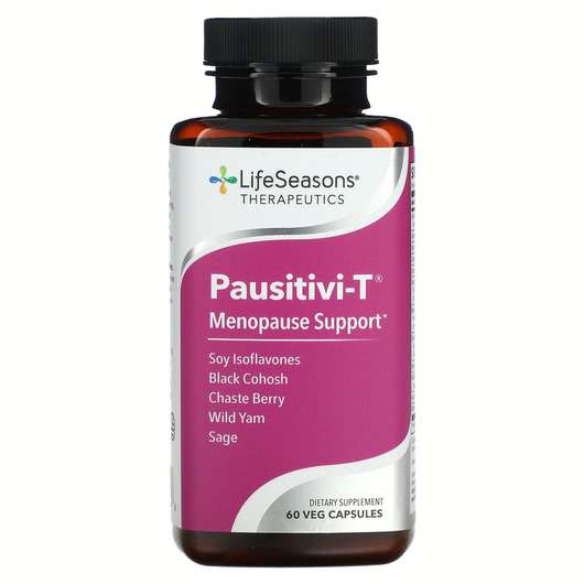 Основне фото товара LifeSeasons, Pausitivi-T Menopause Support, Паусітіві-Т, 60 ка...