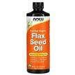 Now, Certified Organic Flax Seed Oil, 710 ml