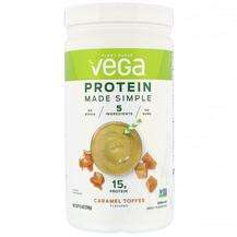 Vega, Protein Made Simple Caramel Toffee, 258 g