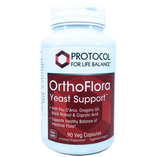 Основне фото товара Protocol for Life Balance, OrthoFlora Yeast Support, Засіб від...