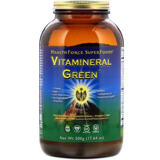Основное фото товара HealthForce Superfoods, Минералы, Vitamineral Green Version 5....