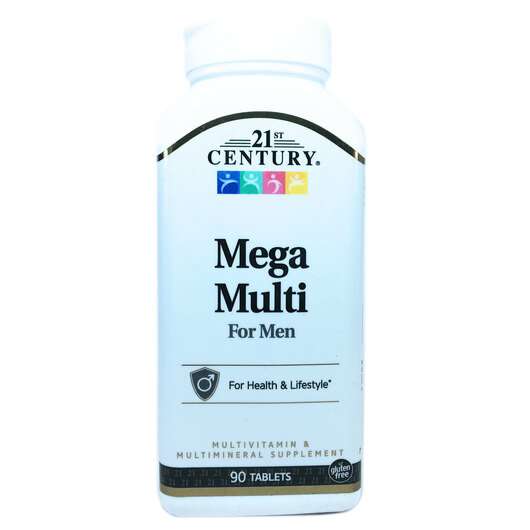 Основне фото товара 21st Century, Mega Multi For Men, Мультивітаміни для чоловіків...