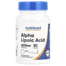 Alpha Lipoic Acid 600 mg Альфа-липоевая Nutricost Alpha Lipoic Acid 600 mg Альфа-липоевая Nutricost