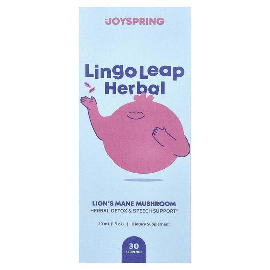 Основне фото товара Joy Spring, Lingo Leap Herbal Lion's Mane Mushroom, Трави, 3