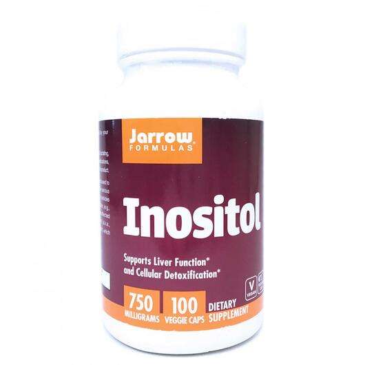 Основное фото товара Jarrow Formulas, Инозитол 750 мг, Inositol 750 mg, 100 капсул