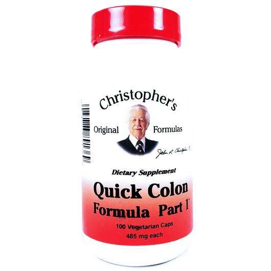 Основне фото товара Quick Colon Formula, Детоксикація кишечника 485 мг, 100 капсул