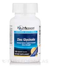 NuMedica, Цинк Глицинат, Zinc Glycinate, 120 капсул