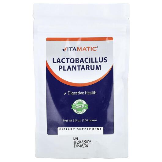 Основное фото товара Vitamatic, Лактобактерии, Lactobacillus Plantarum, 100 г