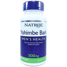 Natrol, Yohimbe Bark 500 mg, 90 Capsules