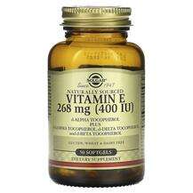 Solgar, Naturally Sourced Vitamin E 268 mg 400 IU, Вітамін E Т...