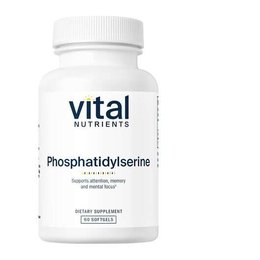 Основне фото товара Vital Nutrients, Phosphatidylserine Sharp-PS 150 mg, Фосфатиди...