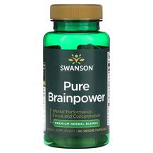 Pure Brainpower Поддержка мозга Swanson 60 капсул Pure Brainpower Поддержка мозга Swanson 60 капсул