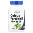 Фото товара Nutricost, Форсколин, Coleus Forskohlii, 60 капсул