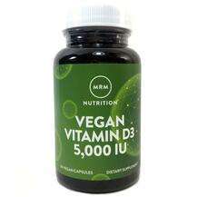 MRM Nutrition, Vegan Vitamin D3 5000 IU, 60 Vegan Capsules
