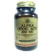 Фото товара Solgar, Альфа-липоевая кислота 200 мг, Alpha Lipoic Acid 200 m...