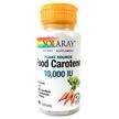 Solaray, Plant Source Food Carotene, Рослинний каротин, 30 капсул