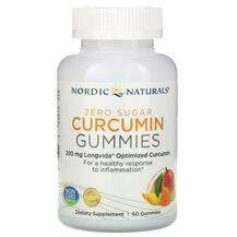Nordic Naturals, Curcumin Gummies Mango 100 mg, Куркумін, 60 т...