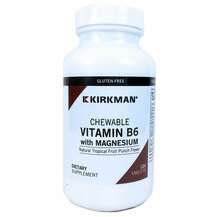 Kirkman, B6 с Магнием, Chewable Vitamin B6 with Magnesium, 120...