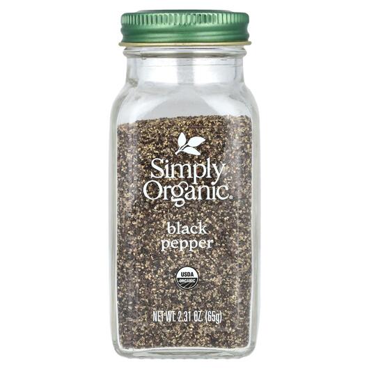 Основное фото товара Simply Organic, Специи, Black Pepper, 65 г