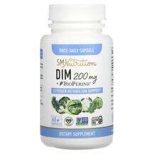 SMNutrition, DIM + BioPerine 200 mg, Дііндолілметан 200 мг, 60...