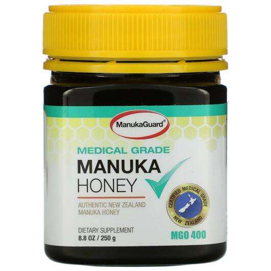 Основне фото товара ManukaGuard, Manuka Honey Medical Grade MGO 400 8, Манука Мед,...