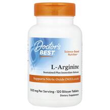 L-Arginine 500 mg L-аргинин 500 мг Doctor's Best