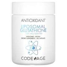 CodeAge, Liposomal Glutathione, L-Глутатіон 500 мг, 60 капсул