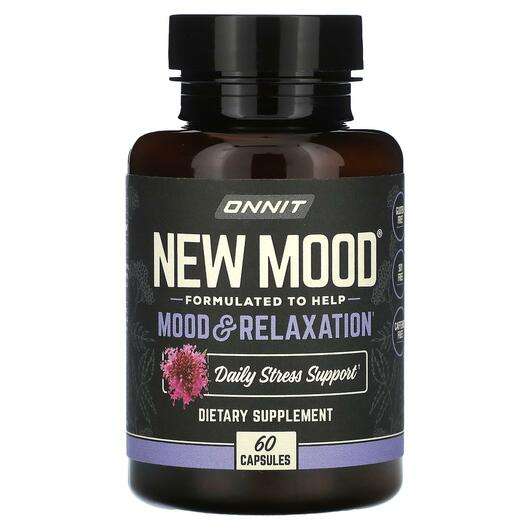 Основне фото товара Onnit, New Mood Mood & Relaxation, Підтримка стресу, 60 ка...