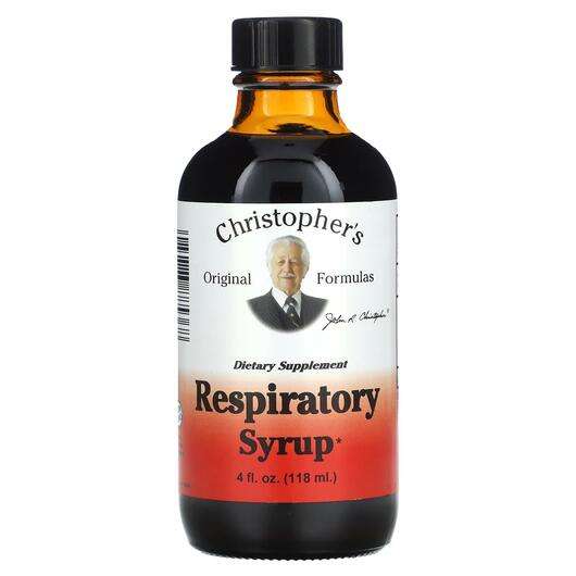 Основне фото товара Christopher's Original Formulas, Respiratory Syrup, Підтримка ...