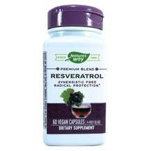 Nature's Way, Ресвератрол, Resveratrol, 60 капсул