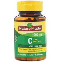 Nature Made, Vitamin C with Rose Hips Time Release 1000 mg, 60...