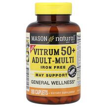 Залізо Vitrum 50+ Adult-Multi Iron Free Mason 180 таблеток