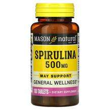 Mason, Спирулина, Spirulina 500 mg, 100 таблеток