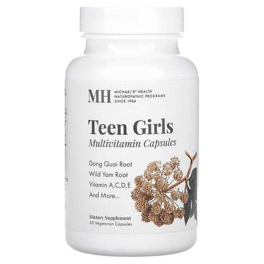 Основне фото товара MH, Teen Girls Multivitamin, Мультивітаміни для підлітків, 60 ...