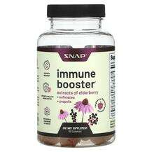 Snap Supplements, Immune Booster Gummies Raspberry, Підтримка ...