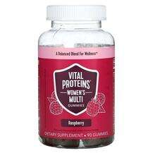 Vital Proteins, Women's Multi Gummies Raspberry, Мультивітамін...