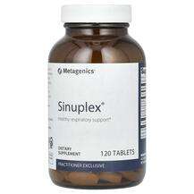 Metagenics, Поддержка органов дыхания, Sinuplex, 120 таблеток
