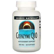 Source Naturals, Коэнзим Q10 200 мг, Coenzyme Q10 200 mg 60, 6...