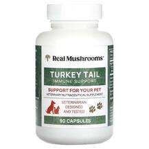 Real Mushrooms, Turkey Tail Support for Your Pet, 90 Capsules