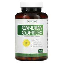 Healths Harmony, Candida Complex, Засіб від кандиди, 120 капсул