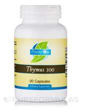 Priority One, Thymus 300 mg, Трав'яний тимус, 90 капсул