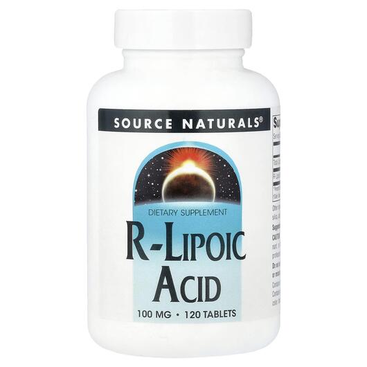 Основное фото товара R-Lipoic Acid 100 mg Основное фото товара R-Липоевая кислота, R-Lipoic Acid 100 mg, 120 таблеток
