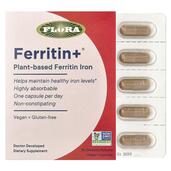 Залізо Ferritin+ Plant-Based Flora 30 капсул