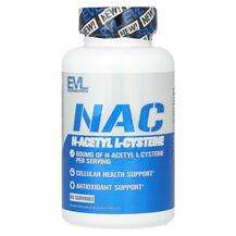 EVLution Nutrition, NAC N-ацетил-L-цистеин, NAC 600 mg, 60 капсул