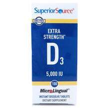 Superior Source, Экстра-Сила D3 5000 МЕ, Extra Strength Vitami...