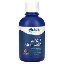 Trace Minerals, Кверцетин, Liquid Zinc + Quercetin Orange Mang...
