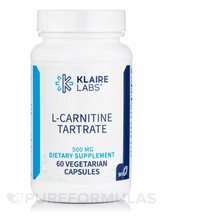 Klaire Labs SFI, L-Карнитин, L-Carnitine Tartrate 500 mg, 60 к...